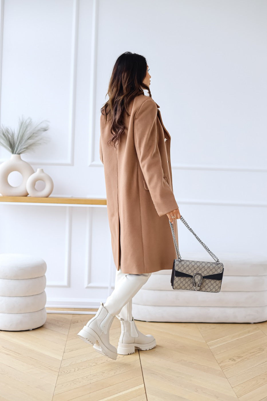 Damen Stilvoller Langer Trenchcoat | Winter