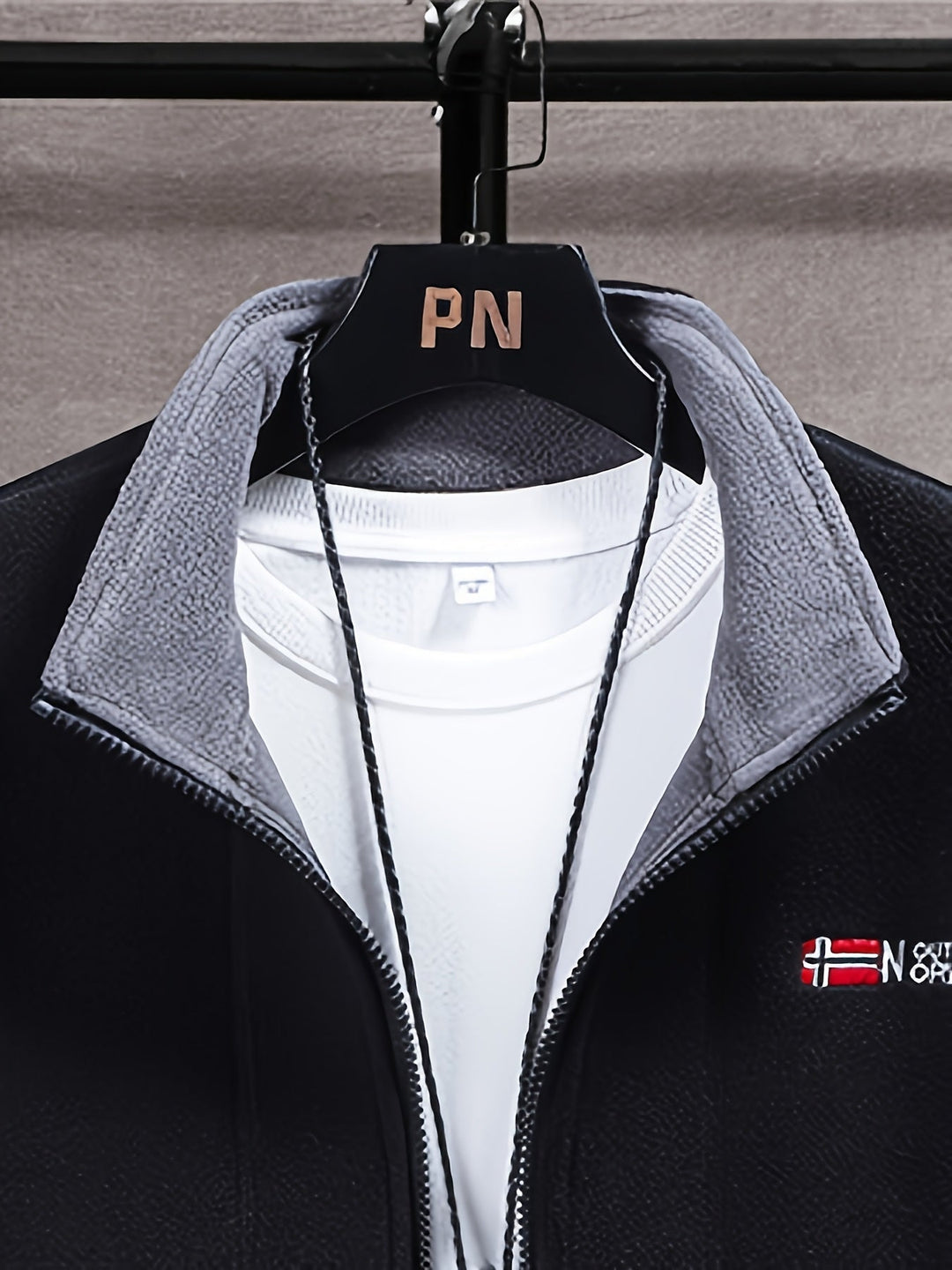 Herren Fleecejacke Für Draußen | Mit Kragen