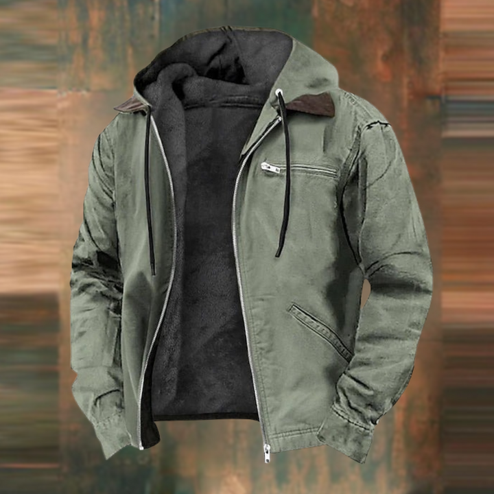 Herren Kapuzenjacke Mit Vielen Taschen | Mit Reißverschluss