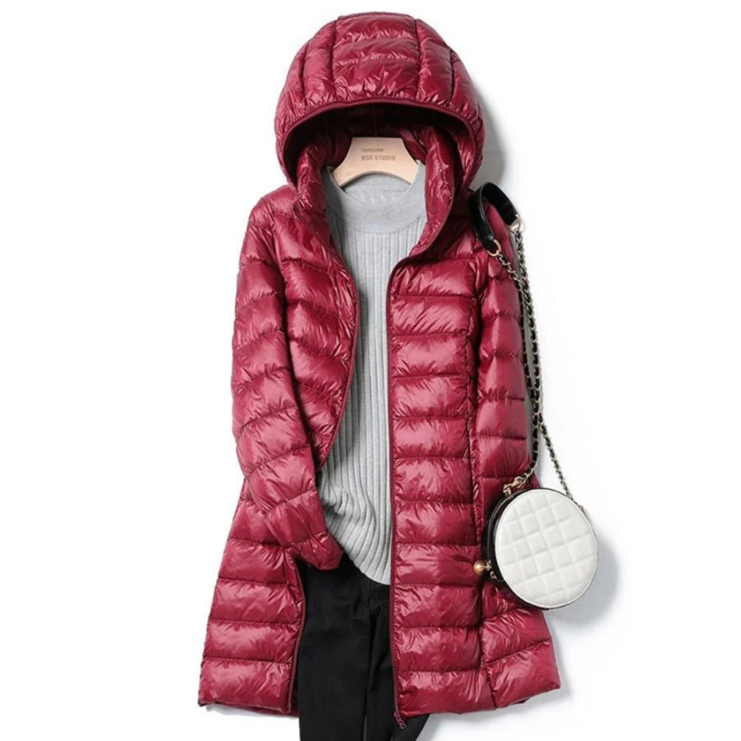 Damen Winter Steppjacke | Mit Kapuze