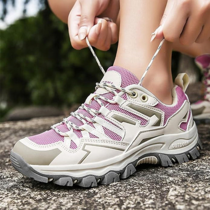 Robuster Damen-Schnürschuh Zum Wandern | Freizeit