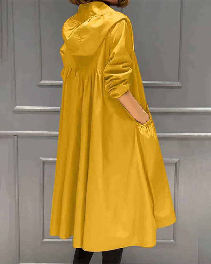 Regenjacke Für Damen Mit Kapuze | Lang