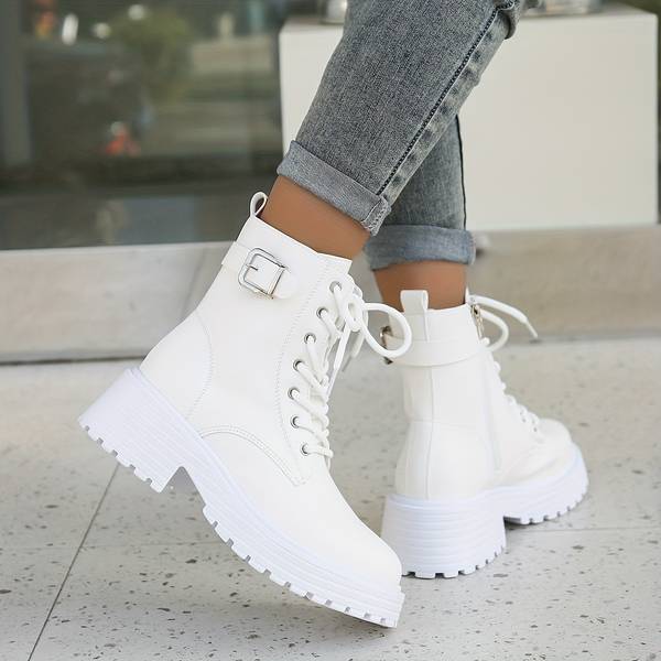 Damen Lederstiefel | Zum Schnüren
