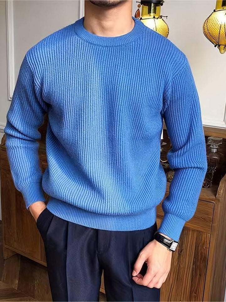 Stylischer Gerippter Pullover Für Herren | Winter