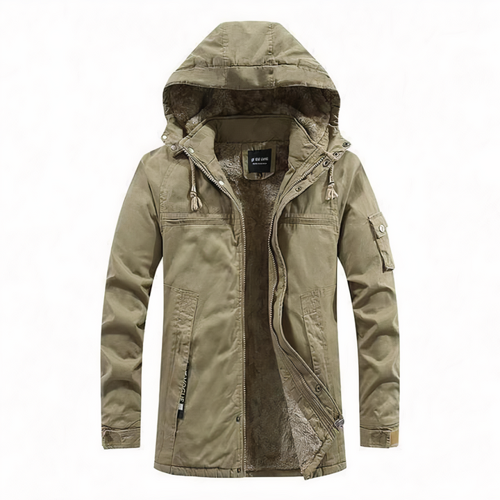 Stilvolle Winterjacke Für Herren | Mit Kapuze