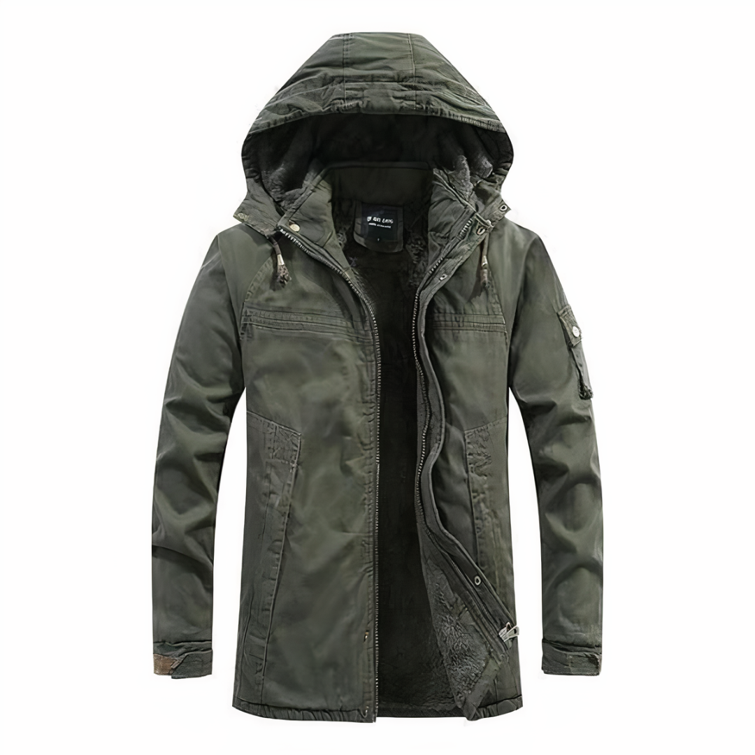 Stilvolle Winterjacke Für Herren | Mit Kapuze