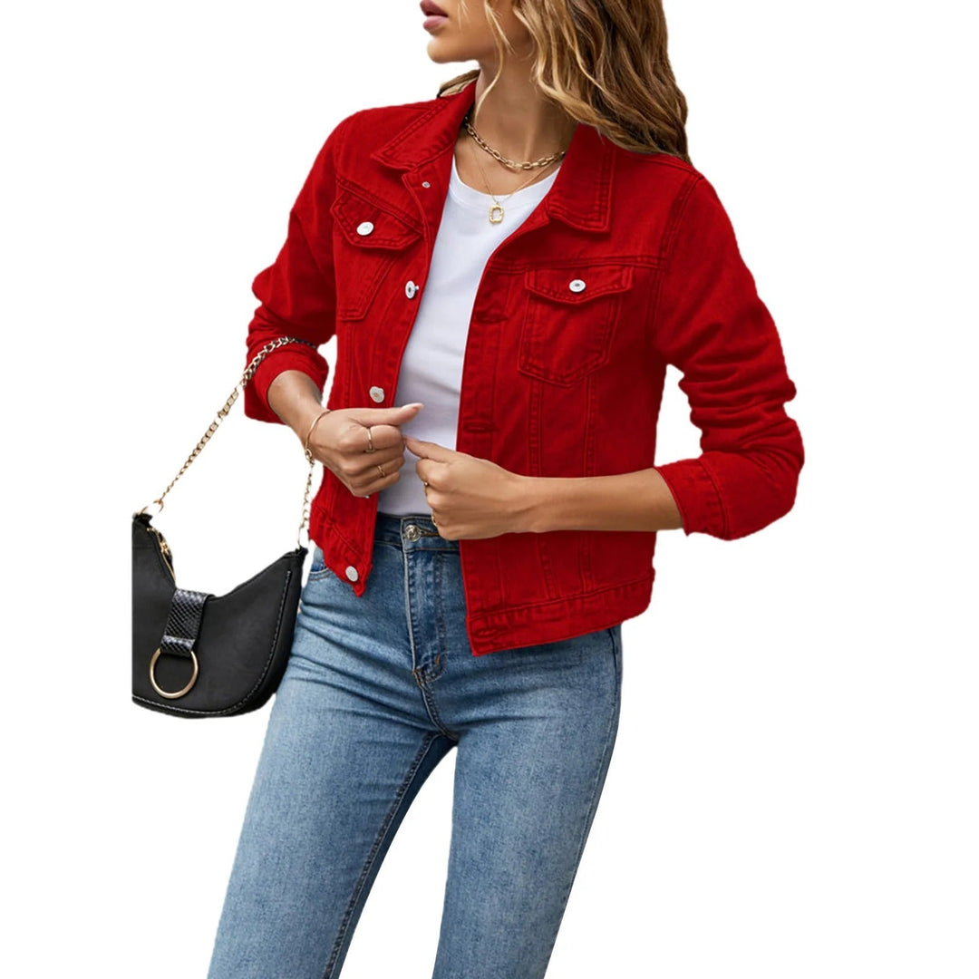 Damen Jeansjacke | Mit Knöpfen