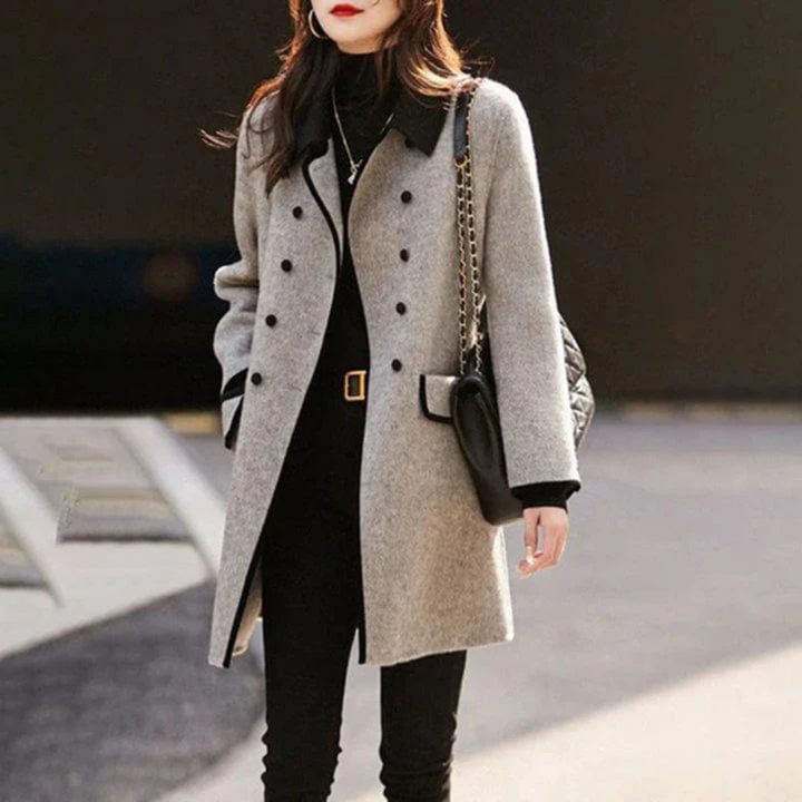 Winter Trenchcoat Für Damen | Doppelreihig