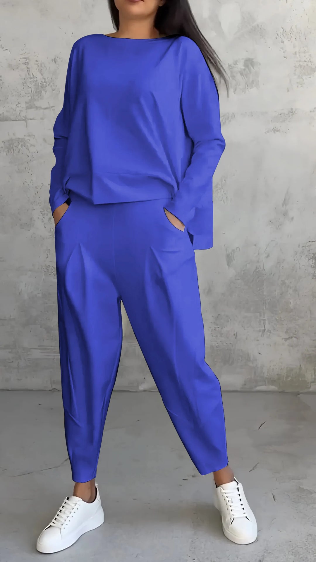 Loungewear-Set Aus T-Shirt Und Hose Für Damen | Langarm