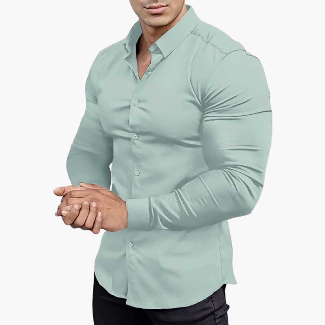 Herren Langarmhemd | Slim Fit