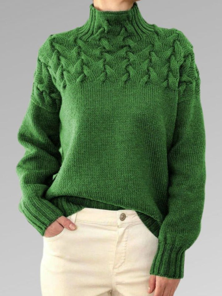 Gestrickte Rollkragenpullover Für Damen | Stilvoll