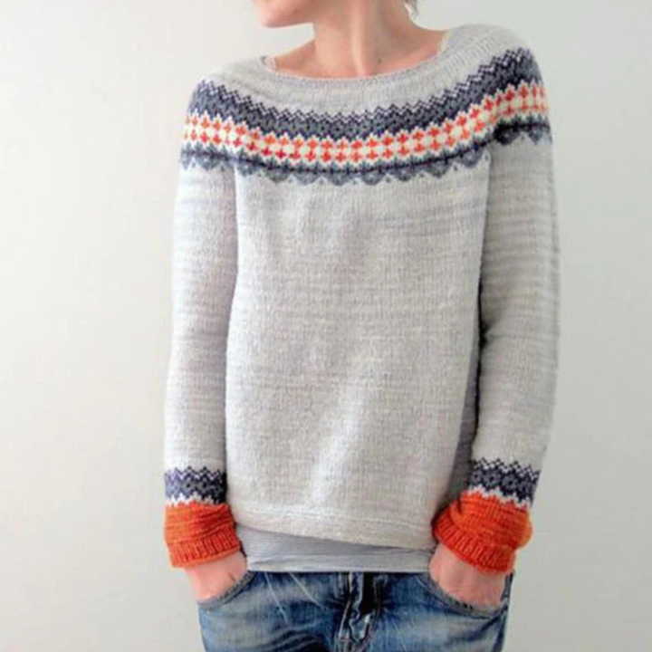 Damen Freizeit Langarm-Strickpullover | Gestrickt
