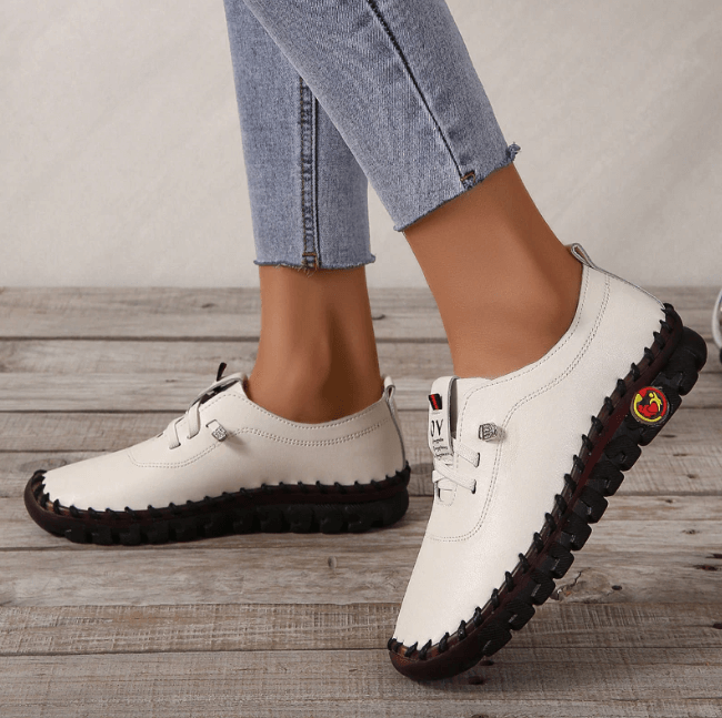 Damen Schnürschuhe aus veganem Leder