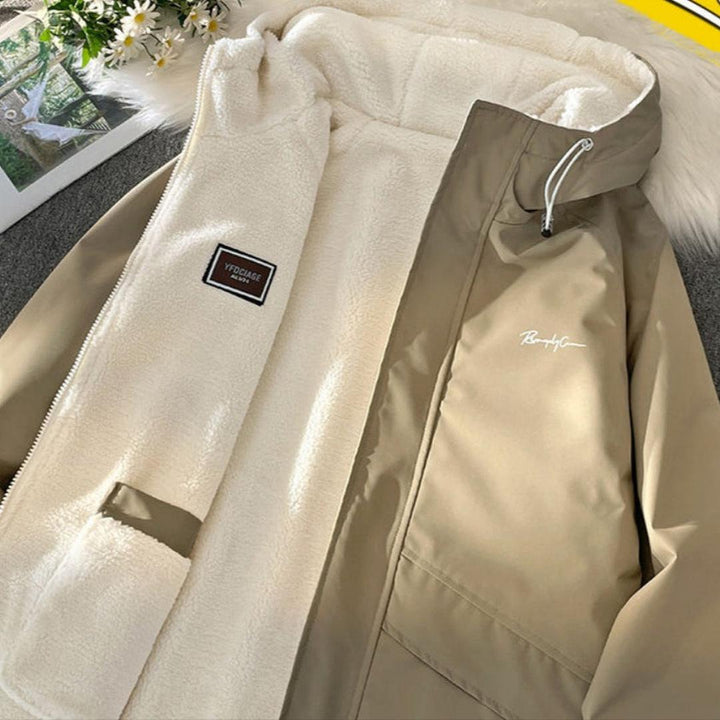 Herren Wendbare Jacke Mit Fleecefutter | Kapuze