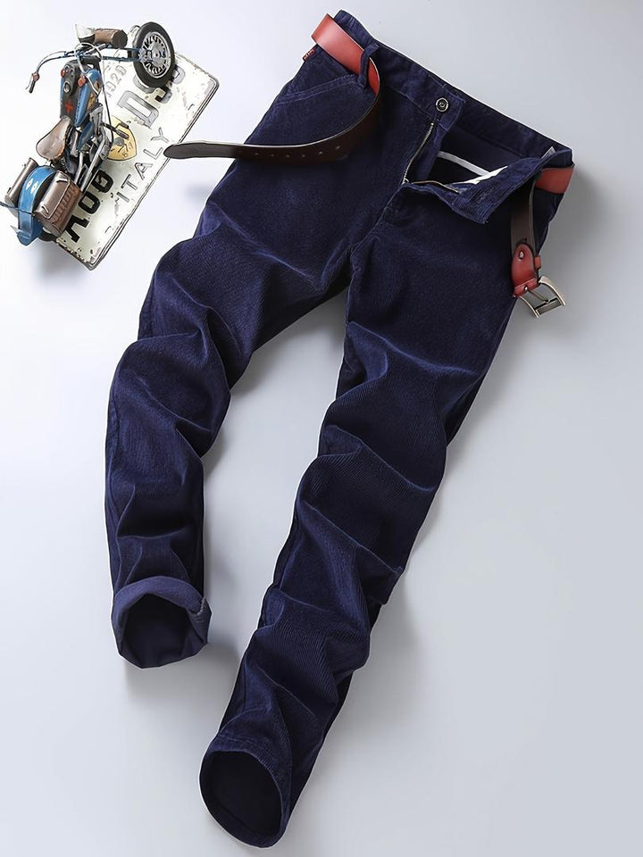 Herren Slim-Fit-Cordhosen | Freizeit