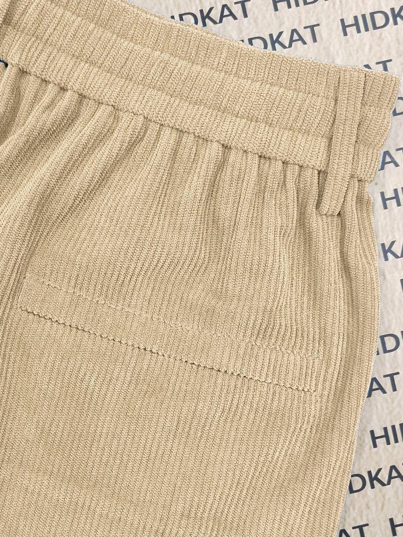 Herren Freizeit-Cordhosen | Verstellbarer Kordelzugbund