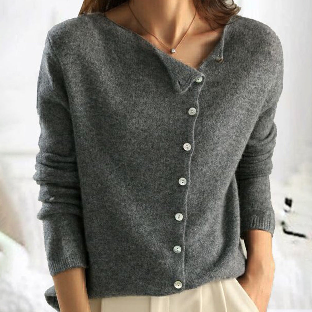 Damen Strickjacke Mit Knopf | Winter