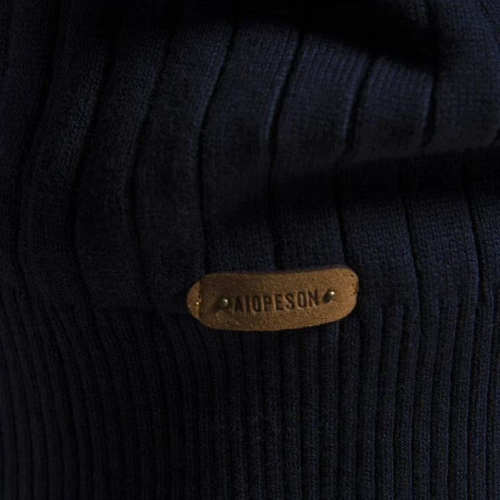Herrenstrickpullover Mit Halbem Reißverschluss | Winter