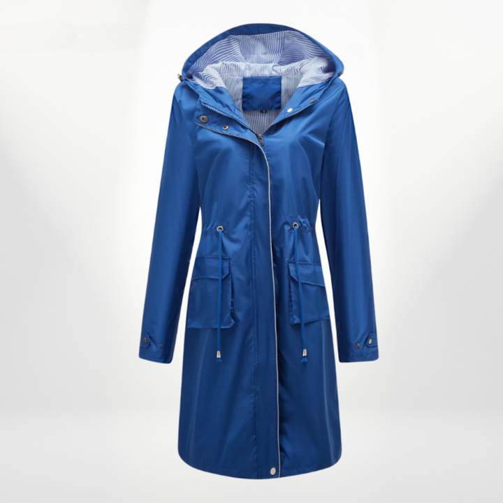 Damen Winter Trenchcoat Mit Kapuze | Lang