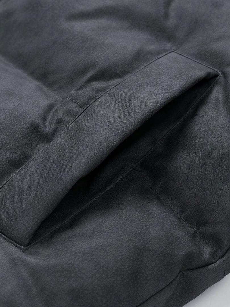 Lässige Daunenjacke Mit Kapuze Für Herren | Winter