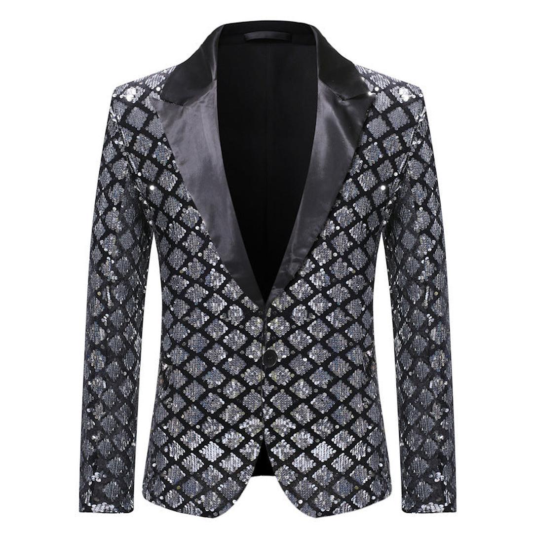 Stylischer Glitzerblazer Für Herren | Festlich