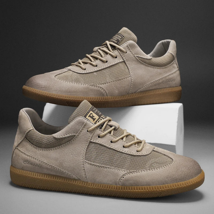 Herren-Sneaker aus Wildleder mit Schnürverschluss