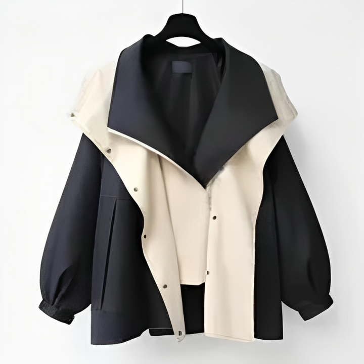 Damen Stilvolle Regenjacke | Langarm
