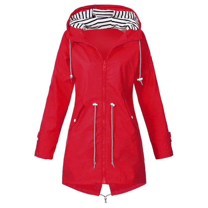 Damen Regenjacke Mit Kapuze | Langarm