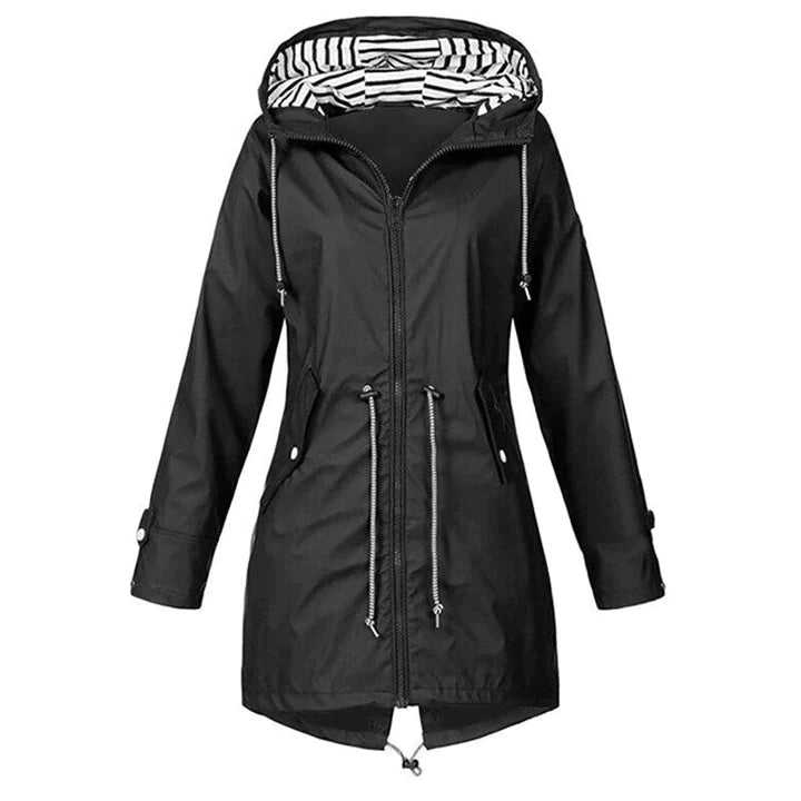 Damen Regenjacke Mit Kapuze | Langarm