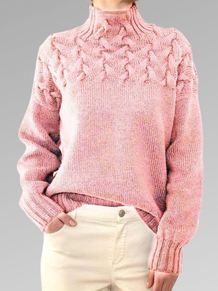 Gestrickte Rollkragenpullover Für Damen | Stilvoll