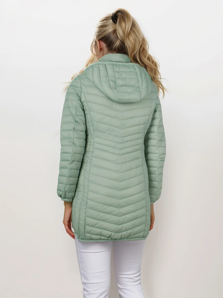 Damen Daunenjacke Mit Kapuze | Mit Reißverschluss