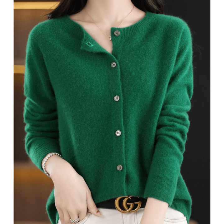 Damen Strickjacke Mit Knopfleiste | Langarm