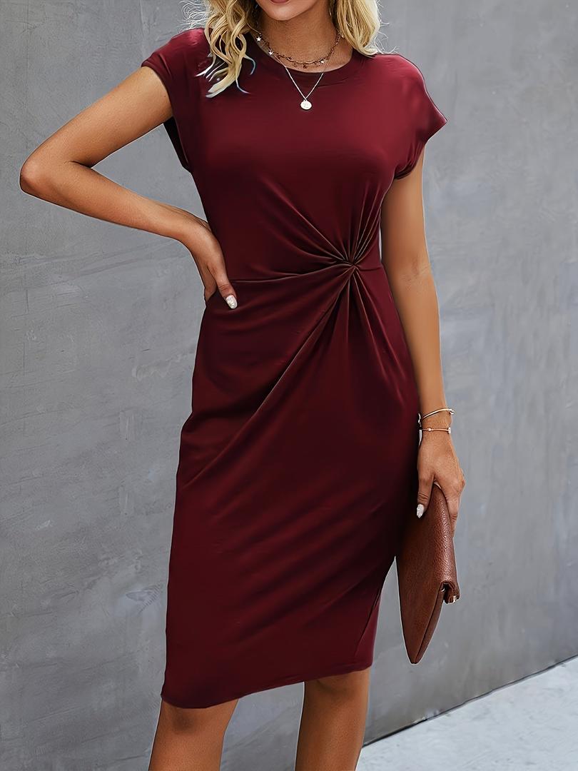 Lässiges Bodycon-Kleid Für Damen | Midi