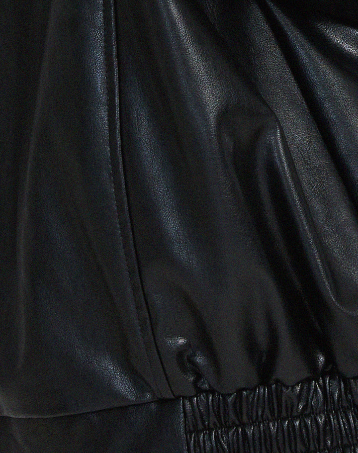 Lockere Lederjacke Für Damen | Winter
