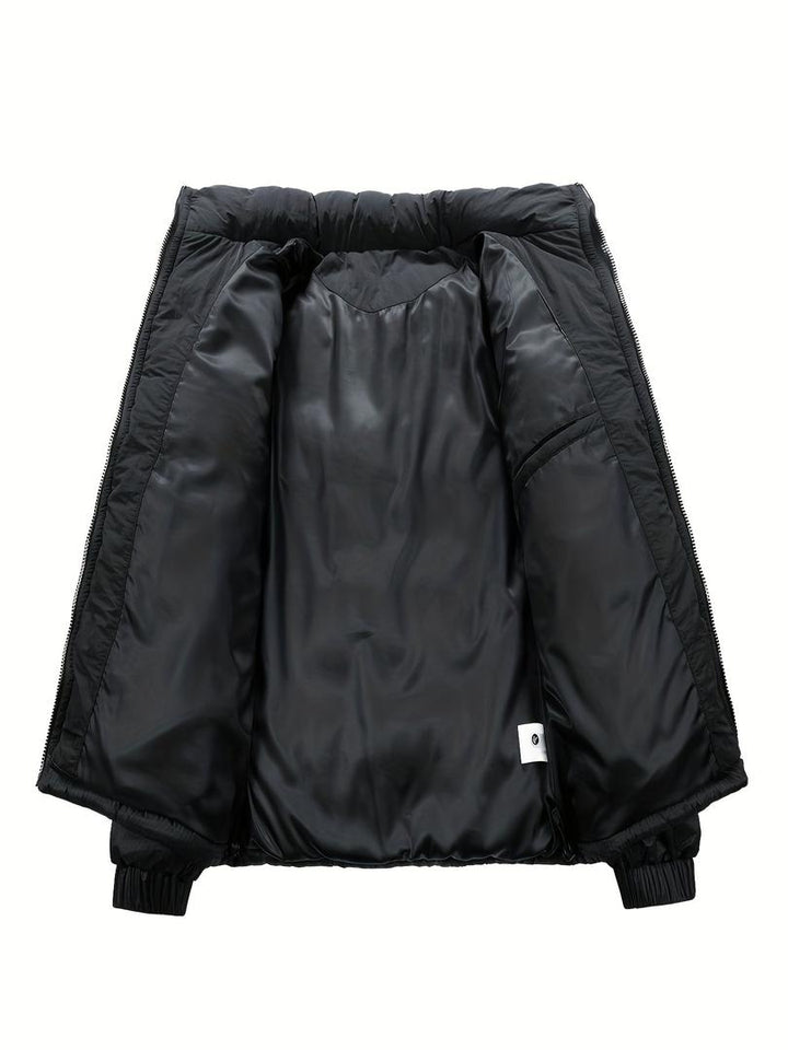 Unisex-Daunenjacke Mit Kapuze | Lange Ärmel