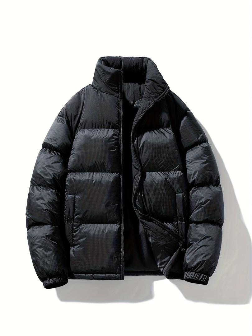 Unisex-Daunenjacke Mit Kapuze | Lange Ärmel