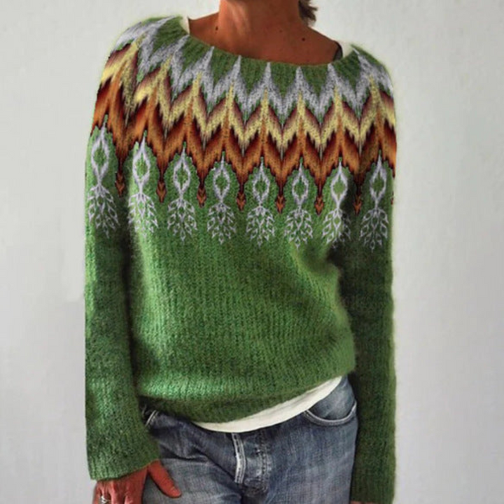 Damen Freizeit Langarm-Strickpullover | Gestrickt
