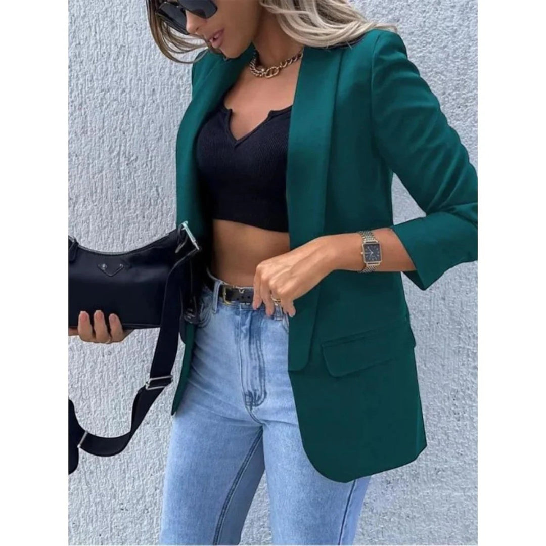 Stilvoller Damenblazer | Mit Offener Front