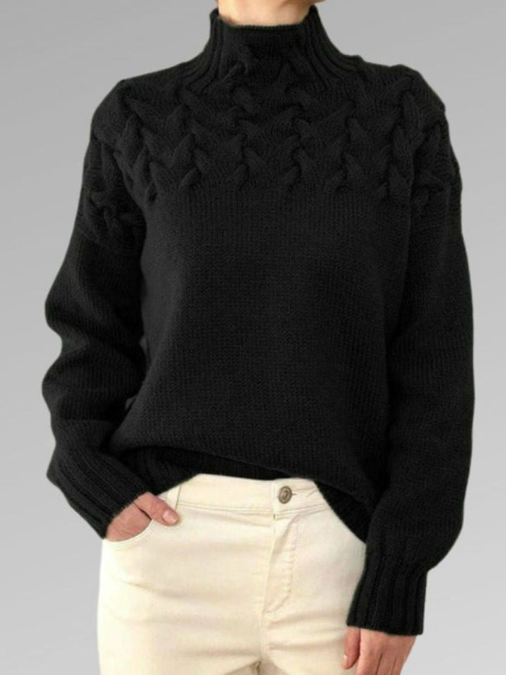 Gestrickte Rollkragenpullover Für Damen | Stilvoll