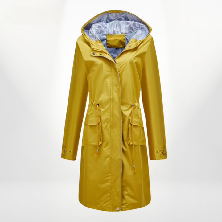 Damen Winter Trenchcoat Mit Kapuze | Lang