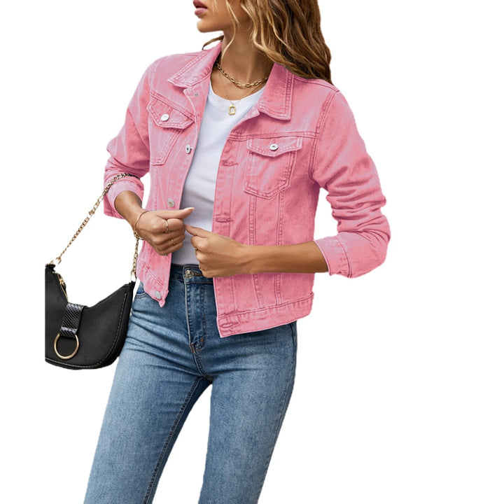 Damen Jeansjacke | Mit Knöpfen