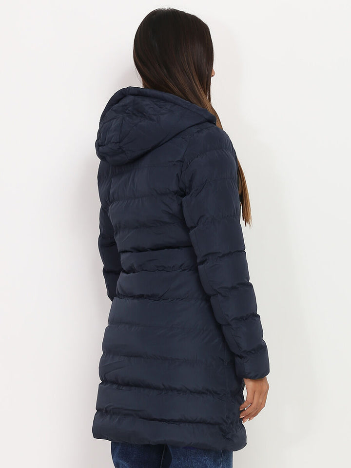 Damen Daunen Winterjacke Mit Kapuze | Reißverschluss