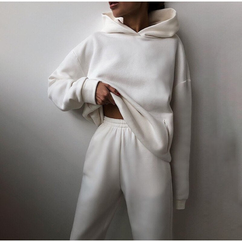 Loungewear-Set Für Damen | Mit Kapuze
