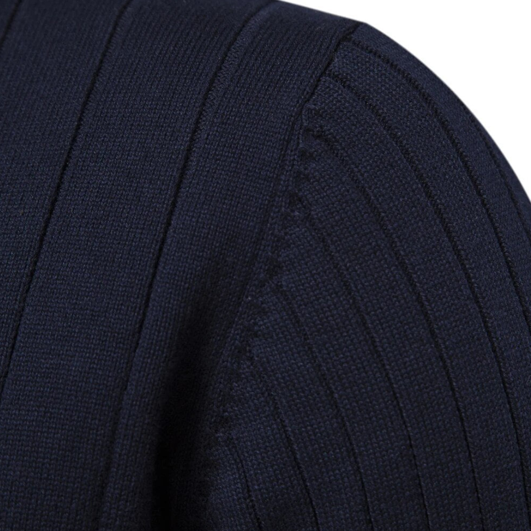 Herrenstrickpullover Mit Halbem Reißverschluss | Winter