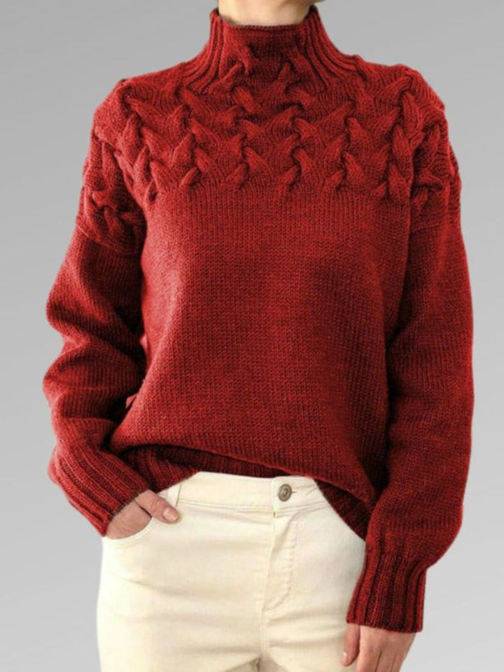 Gestrickte Rollkragenpullover Für Damen | Stilvoll