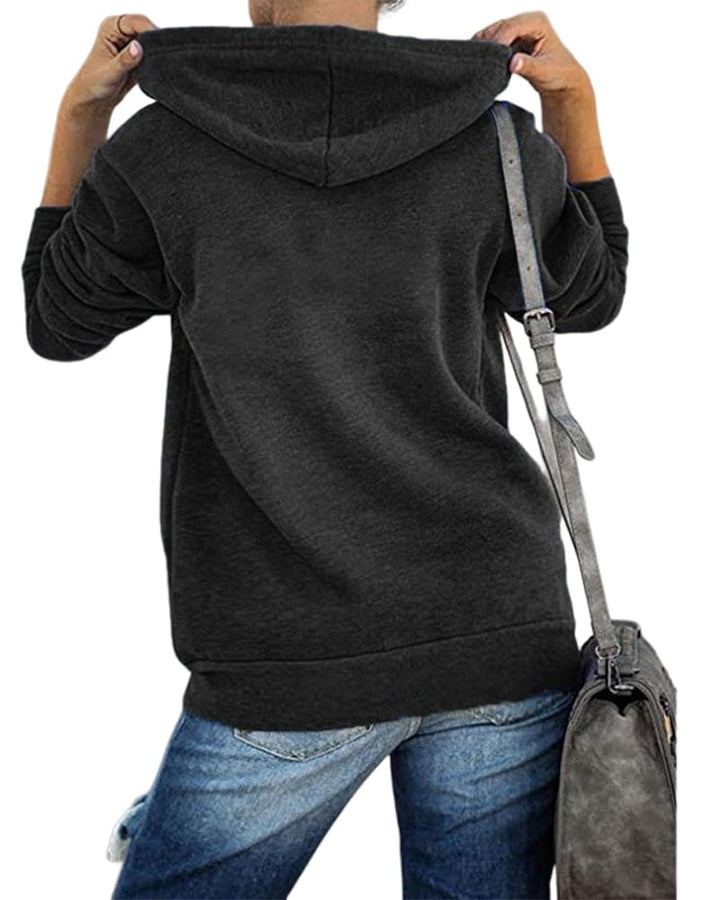 Damen Kapuzen Strickjacke | Mit Reißverschluss