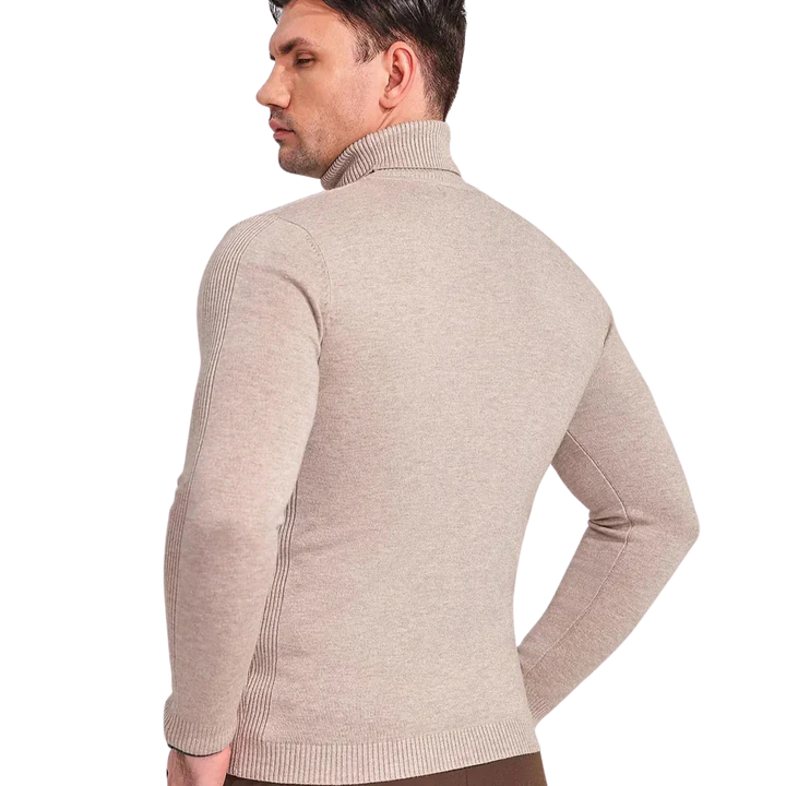 Klassischer Rollkragenpullover Für Herren | Langarm