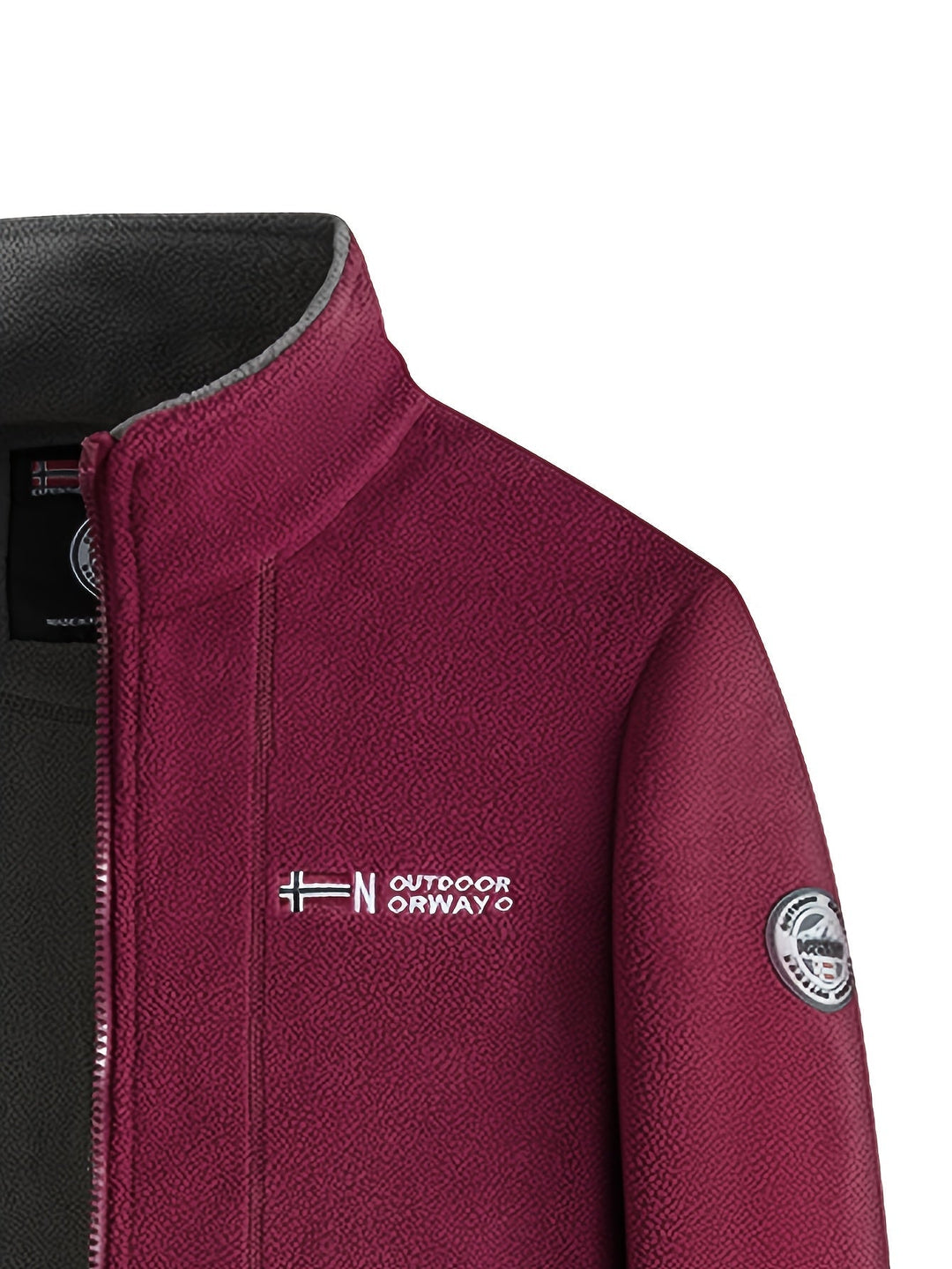 Herren Fleecejacke Für Draußen | Mit Kragen