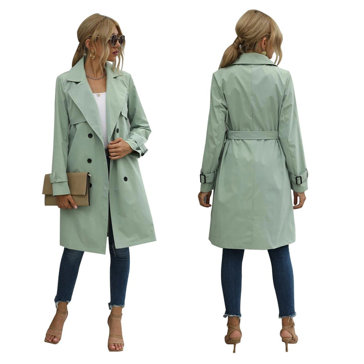 Winter Trenchcoat Für Damen | Knielang