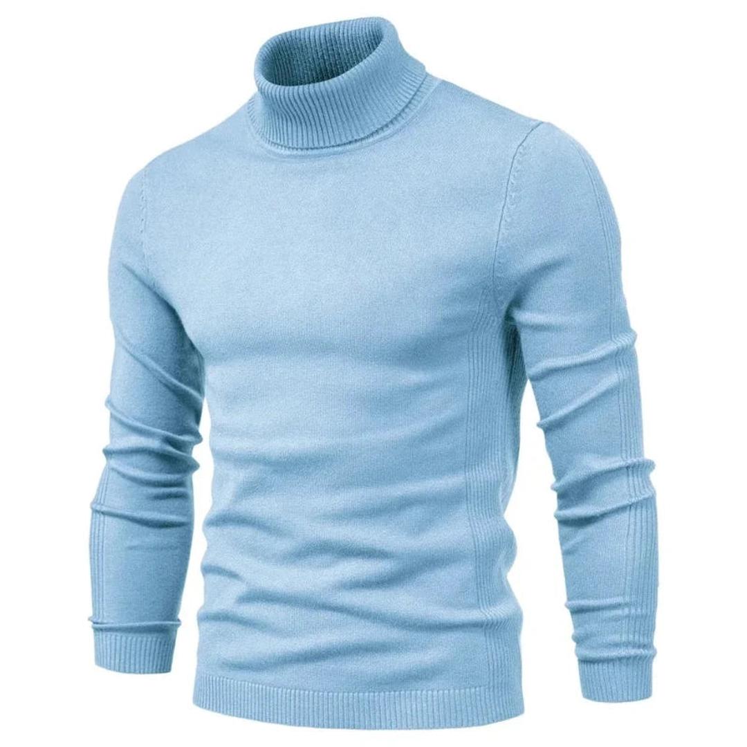 Klassischer Rollkragenpullover Für Herren | Langarm
